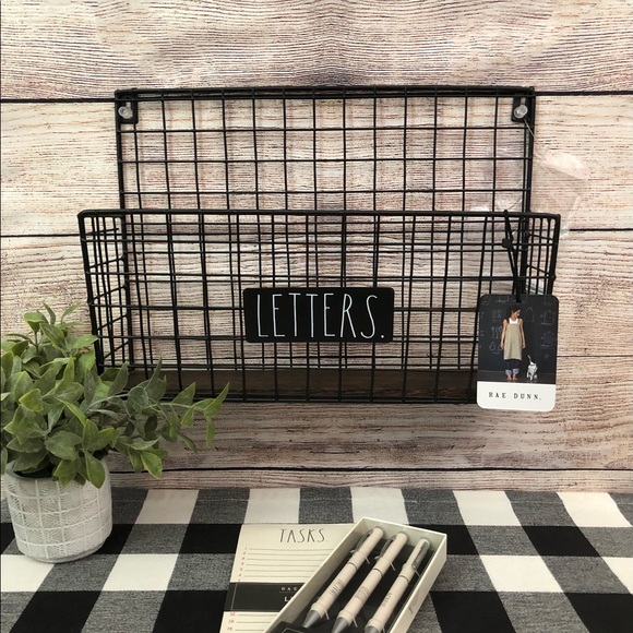 Rae Dunn Other - Rae Dunn Hanging Mail Holder Home Decor